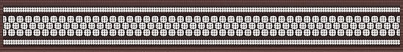 Керамический бордюр Нефрит Керамика Эрмида коричневый темный 05-01-1-56-03-15-1020-2 5х40 см