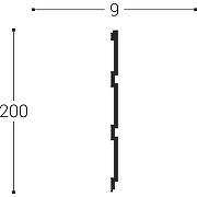 Панель стеновая Bello Deco XPS СП 02/2 00-00105048 2000x200x9 мм-5