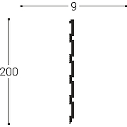 Панель стеновая Bello Deco XPS СП 03/2 00-00105052 2000x200x9 мм-6