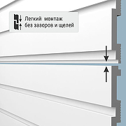 Панель стеновая Bello Deco XPS СП 03/2 00-00105052 2000x200x9 мм-1