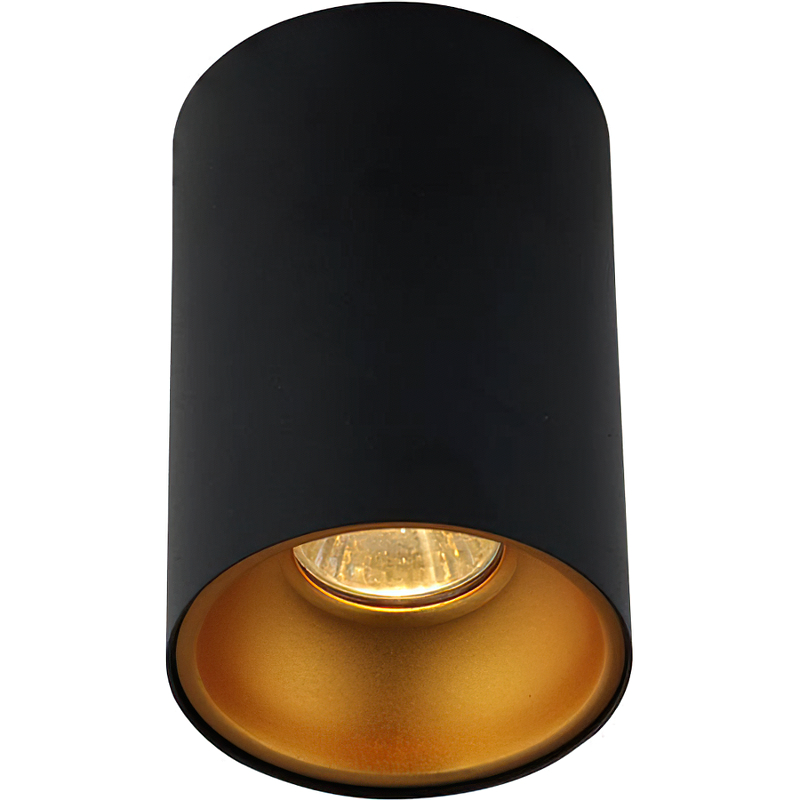 Потолочный светильник Crystal Lux CLT 411C BL-GO Черный Золото светильник потолочный gu10 40 вт 60х150 мм ip20 elektrostandard dln114 a050120 черный золото