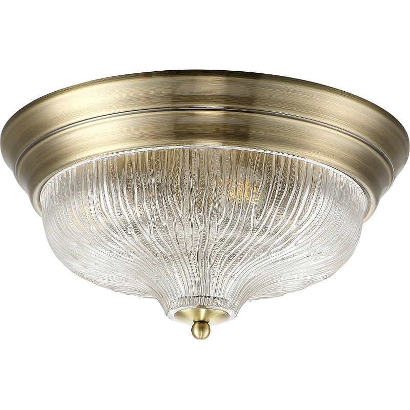 Потолочный светильник Crystal Lux Lluvia PL5 Bronze D460 Прозрачный Бронза