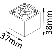 Адаптер Crystal Lux CLT 0.212 03 WH Белый-1