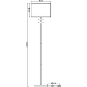 Торшер Artelamp Furore A3990PN-1CC Белый Хром-3