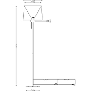 Торшер Maytoni Table Floor Farel Z001FL-L3W-1B Черный-3