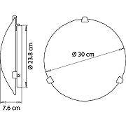 Потолочный светильник Artelamp Ornament A4120PL-2CC Белый Хром-3