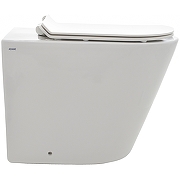 Унитаз AQUAme AQM3001 приставной Белый глянец с сиденьем Микролифт-2