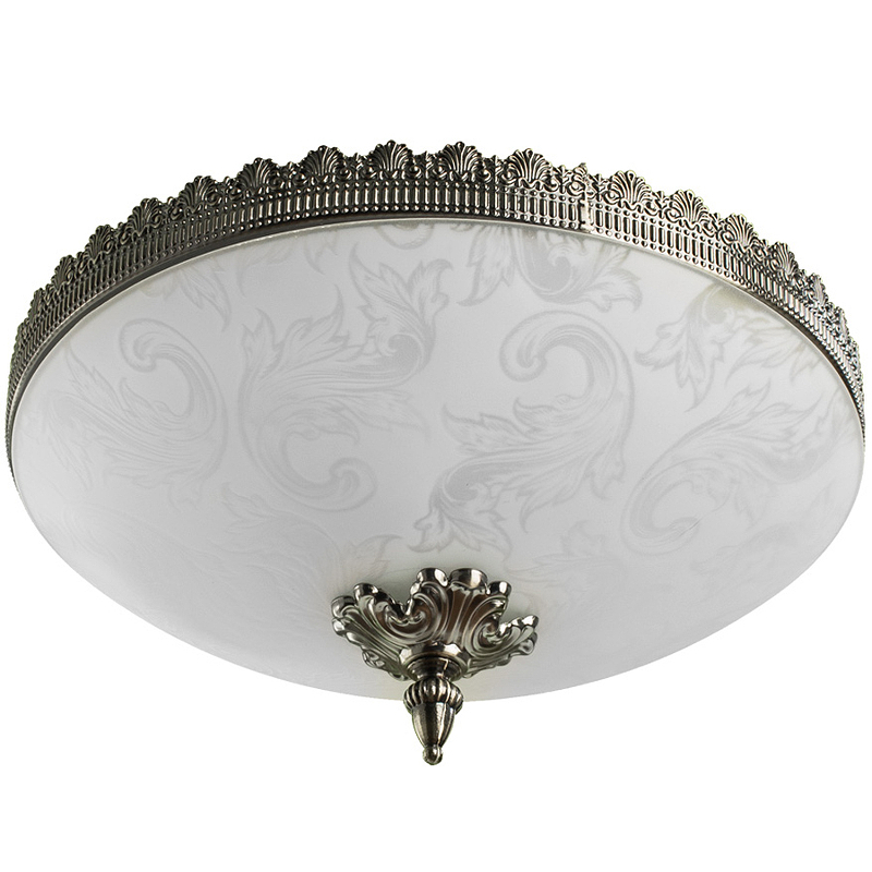 Потолочный светильник Artelamp Crown A4541PL-3AB Белый Античная бронза светильник потолочный timo e27 3 60вт металл белый