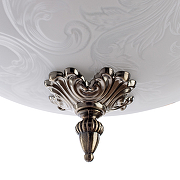 Потолочный светильник Artelamp Crown A4541PL-3AB Белый Античная бронза-2