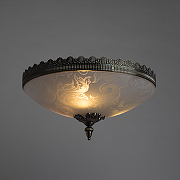 Потолочный светильник Artelamp Crown A4541PL-3AB Белый Античная бронза-3