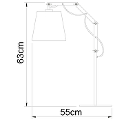 Настольная лампа Artelamp Pinocchio A5700LT-1WH Белый-4