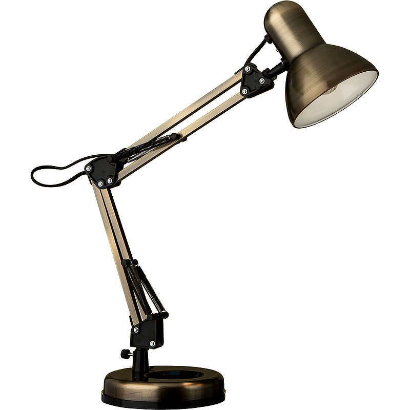 Настольная лампа Artelamp Junior A1330LT-1AB Античная бронза настольная лампа artelamp banker a2493lt 1ab белая античная бронза