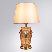 Настольная лампа Artelamp Murano A4029LT-1GO Бежевая Золото Прозрачная-4