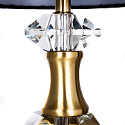 Настольная лампа Artelamp Musica A4025LT-1PB Черная Полированная медь Прозрачная-1