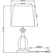 Настольная лампа Artelamp Musica A4025LT-1PB Черная Полированная медь Прозрачная-4