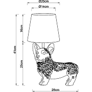 Настольная лампа Artelamp Schedar A4008LT-1WH Белая-4