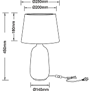 Настольная лампа Artelamp Shaula A4311LT-1WH Белая-4