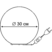 Настольная лампа Artelamp Sphere A6030LT-1WH Белая-2