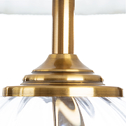 Настольная лампа Artelamp Baymont A5017LT-1PB Кремовая Полированная медь Прозрачная-2