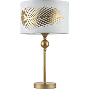 Настольная лампа Maytoni House Farn H428-TL-01-WG Белая Золото