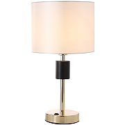 Настольная лампа Crystal Lux Maestro LG1 Gold Белая Золото
