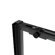 Душевая дверь Vincea Slim Soft 120 VDS-1SS120CLB профиль Черный стекло прозрачное-5