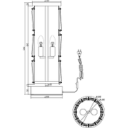 Настольная лампа Maytoni Modern Puntes MOD043TL-02CH Прозрачная Хром-5