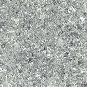 Керамогранит Pieza Ceramica Terrazzo темно-серый неполированный TR026060N  60x60 см