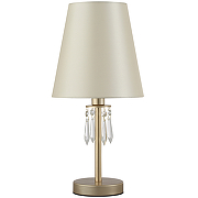 Настольная лампа Crystal Lux Renata LG1 Gold Бежевая Золото