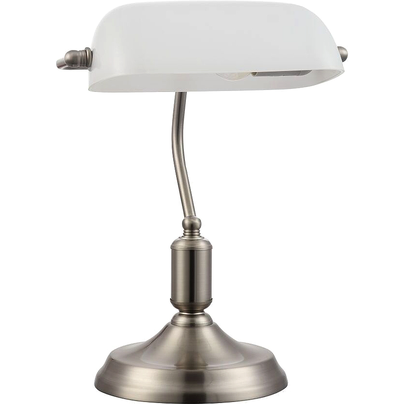 Настольная лампа Maytoni Table Floor Kiwi Z153-TL-01-N Белая Никель - фото 1