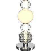 Настольная лампа Maytoni Modern Collar MOD301TL-L18CH3K Прозрачная Белая Хром