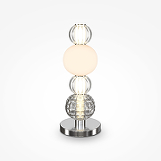 Настольная лампа Maytoni Modern Collar MOD301TL-L18CH3K Прозрачная Белая Хром-1