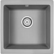 Кухонная мойка Paulmark Brilon 45 PM104546-GRM Серый металлик