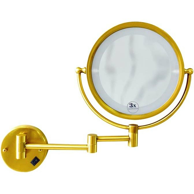 Косметическое зеркало Boheme Imperiale 503 с подсветкой с увеличением Золото косметическое зеркало boheme imperiale 504 с увеличением золото