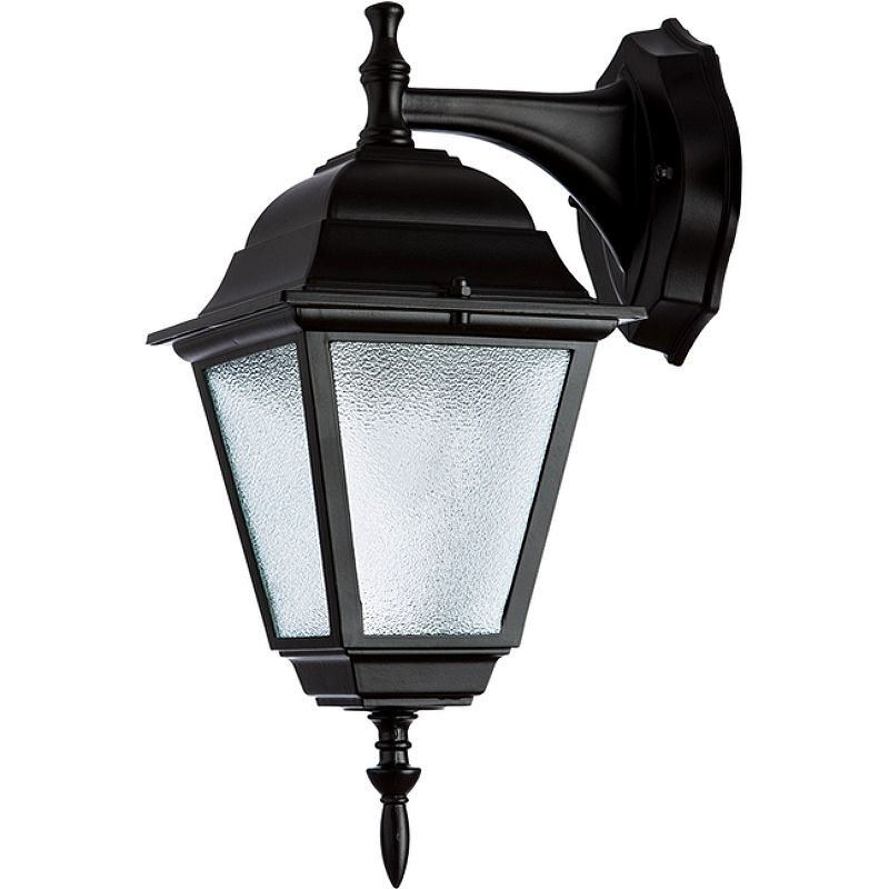 цена Настенный светильник Artelamp Bremen A1012AL-1BK Прозрачный Черный