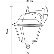 Настенный светильник Artelamp Bremen A1012AL-1BK Прозрачный Черный-4