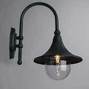 Настенный светильник Artelamp Malaga A1082AL-1BG Прозрачный Старая медь-2