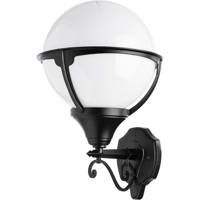 Настенный светильник Artelamp Monaco A1491AL-1BK Белый Черный настенный светильник artelamp lines a2029ap 1bk белый черный