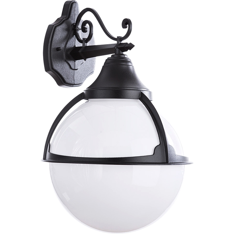 Настенный светильник Artelamp Monaco A1492AL-1BK Белый Черный