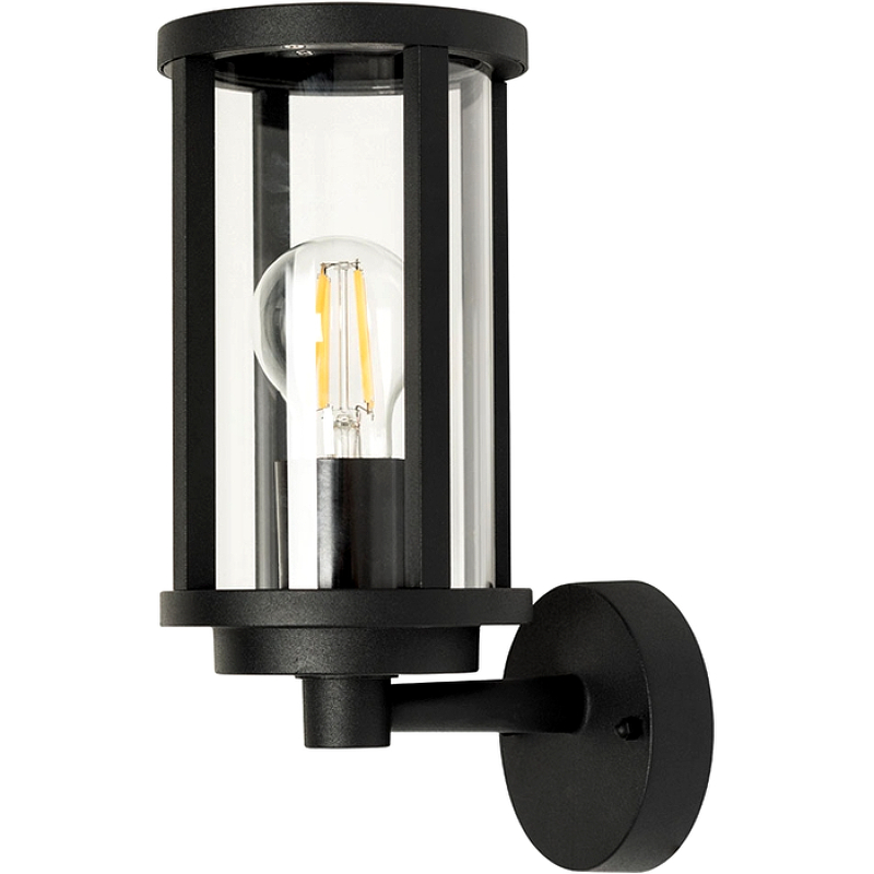 Настенный светильник Artelamp Toronto A1036AL-1BK Прозрачный Черный цена и фото