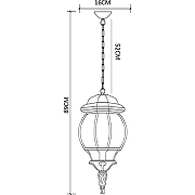 Подвесной светильник Artelamp Atlanta A1045SO-1BG Прозрачный Старая медь-4