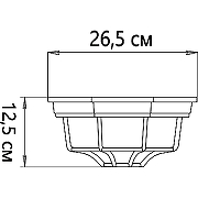 Потолочный светильник Artelamp Pegasus A3100PL-1WH Белый-2