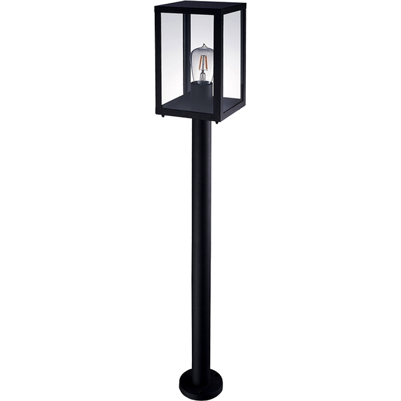 цена Ландшафтный светильник Artelamp Belfast A4569PA-1BK Прозрачный Черный