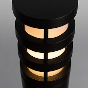 Ландшафтный светильник Artelamp Portica A8371PA-1BK Белый Черный-1
