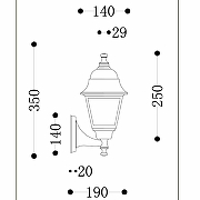 Настенный светильник Maytoni Outdoor Abbey Road O004WL-01B Черный-6