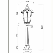 Ландшафтный светильник Maytoni Outdoor Albion O413FL-01BZ1 Бронза антик-3