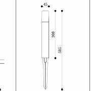 Ландшафтный светильник Maytoni Outdoor Talpa O416FL-L3GR3K1 Серый-3