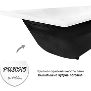 Чугунная ванна Pucsho Liga 180x80 Ц0000233 без антискользящего покрытия-2