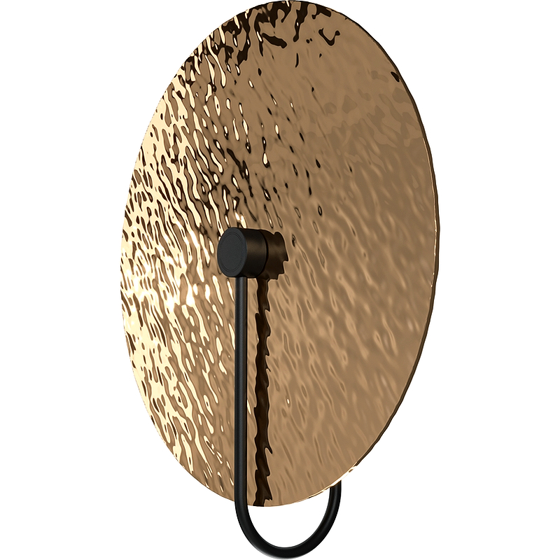 Настенный светильник Maytoni Modern Mare MOD305WL-01B Золото Черный светильник flambi 2x40вт g9 цвет золото ip20