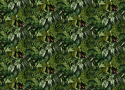 Обои Grandeco Ciara A 58601 Винил на флизелине (0,53*10,05) Зеленый, Листья-1